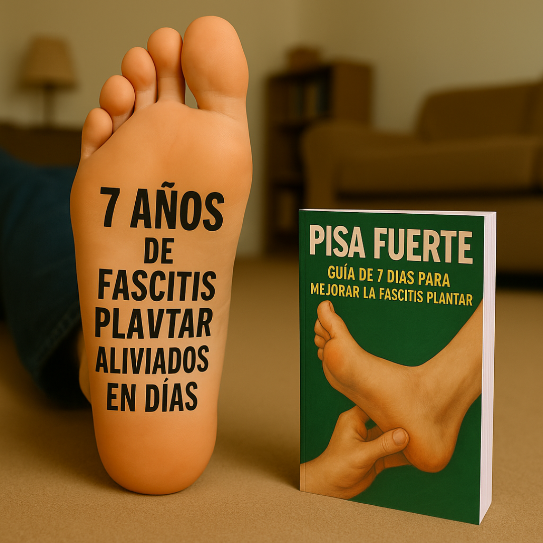 🦶 PISA FUERTE – Guía premium de 7 días para fascitis plantar, metatarso, juanetes, arco del pie y espolón ✨ +7 🎁 BONOS GRATIS